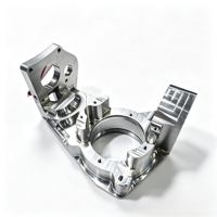 Pièces CNC en aluminium sur mesure, cavité en alliage d'aluminium usinée CNC 5 axes, support d'équipement, boîtier de valve et base de joint de robot OEM