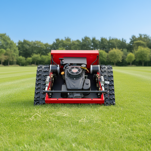 Cortacésped Automático a Gasolina <span class=keywords><strong>con</strong></span> Control Remoto y Altura de Corte Ajustable para Jardín Pequeño o Villa - Product Image 1