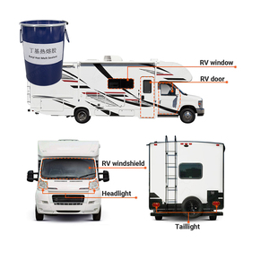 Nóng chảy cao su butyl <span class=keywords><strong>Sealant</strong></span> trong trống cho ô tô <span class=keywords><strong>Sealant</strong></span> trong RV kính chắn gió, đèn pha, cửa sổ, cửa, đèn hậu của xe - Product Image 2