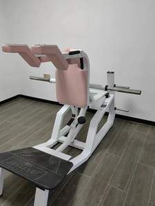 健身房力量锻炼设备哈克深蹲机大腿臀部训练器双向深蹲架悍马设备高品质耐用 - Product Image 4