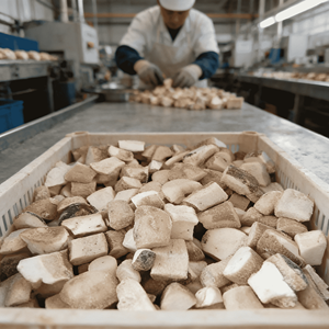 <span class=keywords><strong>Champignons</strong></span> surgelés cuits de qualité supérieure, sautés au curry, plats prêts à consommer, cuisine saine, applications variées, prix d'exportation disponible, HP Valia - Product Image 1