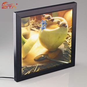 27x40 inch đen <span class=keywords><strong>LED</strong></span> Backlit Movie Poster khung tường trang trí nội thất nghệ thuật hình ảnh hiển thị <span class=keywords><strong>LED</strong></span> <span class=keywords><strong>Snap</strong></span> khung nhôm hộp Đèn - Product Image 5