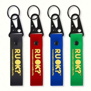 Custom <b>Keychains</b> in Bulk Logo Soft Rubber Key Chain Wristlet <b>Personalized</b> Design 3D Wrist Custom Keychain - Product Image 1