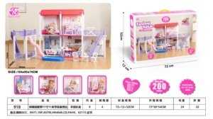 TikTok's Viral DIY Villa, Featuring a Slide and Pool, 167 Pieces of Furniture and Accessories, and a Role-<strong>Playing</strong> Toy <strong>Set</strong> - Product Image 2