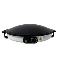 Vente en gros de machine à crêpes électrique automatique de 2000 W, 17,7 pouces, en forme de dôme, avec revêtement antiadhésif, pour faire des crêpes, des gursaan, des chapatis et des rotis