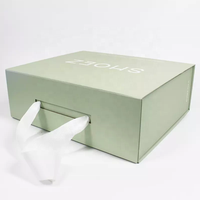 Boîtes en carton en papier Emballage magnétique de vêtements Carepack Emballage plat de luxe Personnalisation de chaussures pliantes Boîtes rigides