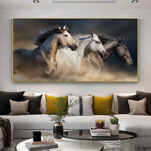 Art <span class=keywords><strong>Poster</strong></span> Classique Animal <span class=keywords><strong>Cheval</strong></span> Toile Peinture Mur Prints Photo - Product Image 5