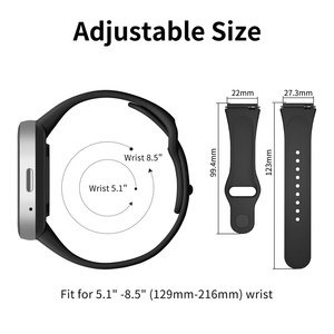 Correa de Silicona para Reloj Inteligente, Correa Deportiva de Silicona para <span class=keywords><strong>Xiaomi</strong></span> Redmi Watch 3 Active - Product Image 6