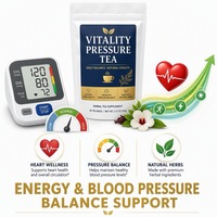 Teh Hawthorn Astragalus & Kurma Merah untuk Keseimbangan Vitalitas & Tekanan Darah 5g X 14 Sachet, Mendukung Keseimbangan Energi & Tekanan Darah