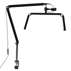 Hot Sale Double LED Clip Lamp Folding Long Arm Dimmable Tattoo <b>Desk</b> Light for Beauty Salon Use - Product Image 1