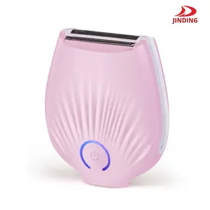 Afeitadora eléctrica inalámbrica para mujeres: Mini maquinilla de afeitar eléctrica, recortadora de Bikini recargable, maquinilla de afeitar facial impermeable para el cuerpo, pierna púbica - Product Image 3
