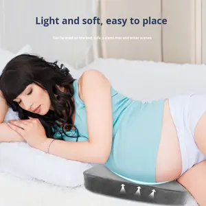 OEM ODM ev yatak bebek hemşirelik bel desteği için kama şeklinde lomber yastık arkalığı şekerleme eğim yastık annelik vücut yastığı - Product Image 3