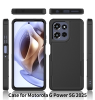 Étui antichoc double couche pour téléphone portable Motorola Moto G Power 5G 2025 / 2026, coque arrière hybride PC TPU
