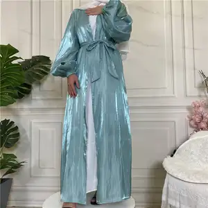 2024 Best Selling Product Abaya Femmes Robe Musulmane Solid Arab Women Abayas Women Muslim Dress Abaya Women Muslim Dress