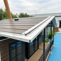 Maison Modulaire Préfabriquée Extensible à Double Aile, Direct Usine, Style Postmoderne, Cabane Forestière, Maison d'Hôtes, Bâtiment de Bureau, Centre Commercial, Résidentiel