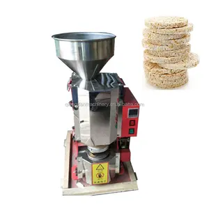 360 PCS/H kore Mini şişirilmiş pirinç Pop puf aperatif gıda pirinç kek yapma haşhaş makineleri kraker attı yuvarlak pirinç keki makinesi