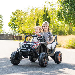 Auto de Policía Eléctrico para Niños al Mejor Precio, 2 Asientos, Funciona con Batería de 24V, Autos de Juguete Eléctricos para Niños de 2 a 13 Años - Product Image 3