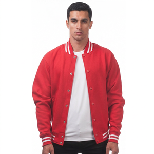 Chaquetas Varsity Personalizables al por Mayor para Hombre, Chaqueta de Béisbol Universitaria con Mangas de Lana Personalizadas - Product Image 1