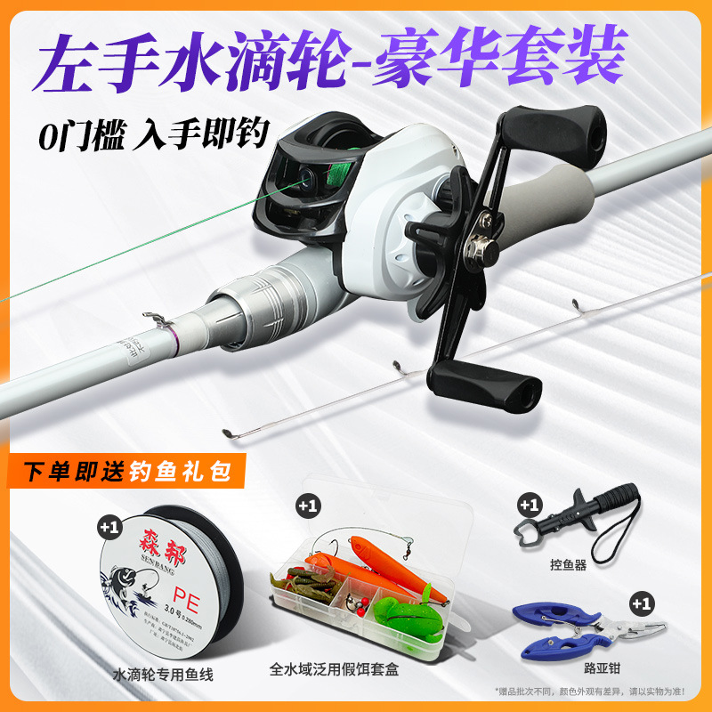 Left-hand teardrop wheel on the grip - deluxe top-of-the-line kit