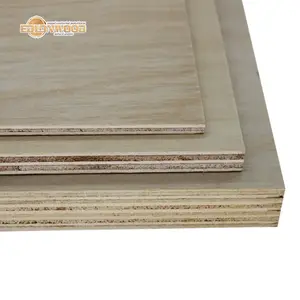 Edlon madera contrachapada laminada cortada con láser de álamo blanco blanqueado para muebles