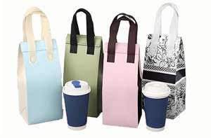 Sac isotherme promotionnel réutilisable en PP non tissé avec logo personnalisé, pour emballage alimentaire à emporter - Product Image 5