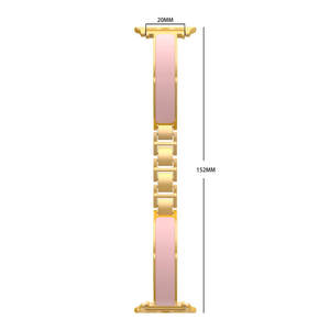 Lady Slim Solid <b>Wrist</b> Metal Bracelet for Apple Watch S10 1146mm 42mm Ultra 49mm and 20mm Watch Zinc Alloy Charm Watch Band - Product Image 3