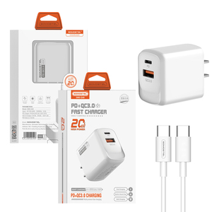 Cargador de Doble Puerto PD/QC3.0 USB-A Tipo-C Portátil de Viaje para <span class=keywords><strong>iPhone</strong></span> con Cable de Carga Rápida PD, Cargadores para Celulares - Product Image 5