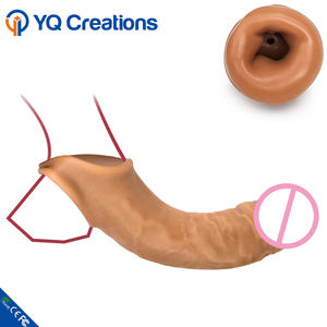 Guaina Realistica per Pene in Morbido Silicone Manicotto di Estensione per Uomo Giocattoli per l'Ingrandimento del Pene - Product Image 6