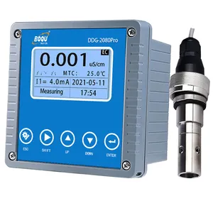 BOQU DDG-2080Pro Supplier electrical conductivity meter controller for EC TDS Salinity analysis for thermal power plant