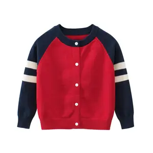 Grosir Sweater Rajut Anak SD, Kardigan Anak Rajut untuk Anak Laki-laki