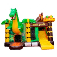 Nouveau design gonflable Dragon Bouncer Jumping Castle Playground Fun PVC Château gonflable Combo Bounce House avec toboggan