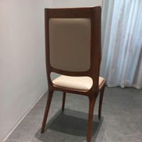 Chaise de salle à manger en bois de noyer massif de qualité supérieure, artisanat traditionnel de menuiserie, sièges modernes pour la maison, le restaurant, l'hôtel PISANO
