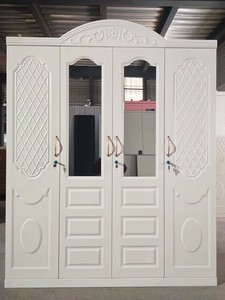 <span class=keywords><strong>Armario</strong></span> Metálico Moderno UTOP de 4 Puertas <span class=keywords><strong>con</strong></span> <span class=keywords><strong>Espejo</strong></span> para Dormitorio y Oficina en Casa, Diseño Desmontable, Color <span class=keywords><strong>Blanco</strong></span> - Product Image 1