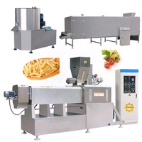 Ligne de production d'extrudeuse de pâtes macaroni spaghetti macroni de nouilles d'Italie entièrement automatique 100kg 200kg 250kg