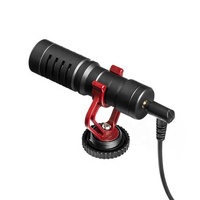 Vente en gros Mini Live Short Shotgun Microphone Microphone à condensateur en métal avec communication filaire pour micro caméra