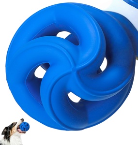 Jouet à mâcher <span class=keywords><strong>pour</strong></span> <span class=keywords><strong>chien</strong></span> en caoutchouc naturel, distributeur de friandises, 4 pouces, durable, <span class=keywords><strong>pour</strong></span> l'entraînement IQ, distributeur lent, <span class=keywords><strong>pour</strong></span> la dentition des chiots, OEM - Product Image 1
