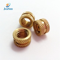 JeaSnn Chine Vente en gros Insert moleté en laiton personnalisé M2 M3 M6 M8 Écrou moleté en cuivre