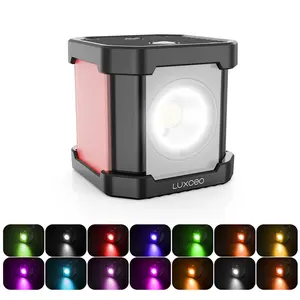 LUXCEO P4 30M illuminazione subacquea RGB illuminazione fotografica COB lampada perlina luce Video impermeabile per accessori per action cam Gopro dv