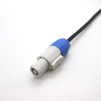 Câble d'alimentation OEM avec conducteur en cuivre et isolation en PVC, prise EU/US vers entrée PowerCON, pour éclairage de scène et projecteurs LED Par