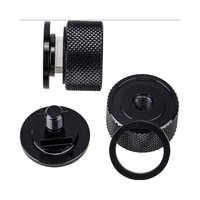 3 Miroirs Nouveau Noir Anodisé Aluminium Soudage Casque Attaches Capuche Rapide Flip Accessoire Silicone Rondelle 1 Paire Pipeliners