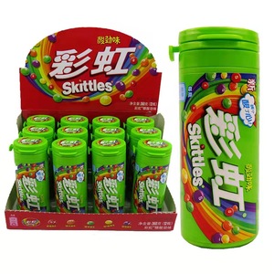 Bonbons exotiques multicolores aux saveurs de fruits mélangés, sucrés et acidulés, 30g, sans colle, <span class=keywords><strong>chocolat</strong></span> aux fruits - Product Image 2