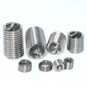 Stainless 304 screw-threaded threaded Wire thread screw inserts