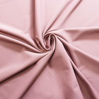 Sensation de main douce 220gsm nylon spandex interlock robe tissu en gros