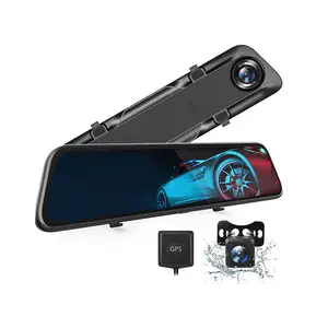 Vantrue — caméra de tableau de bord d30h, dashcam 360, avant et arrière, matière magnétique, 4k