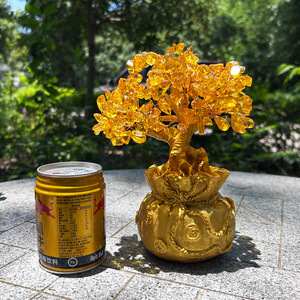 Wholesale Natural Pink Seven-<strong>Chakra</strong> Crystal Tree Healing <strong>Stone</strong> Coin Crystal Tree Ornaments Wholesale Crystal Decorations - Product Image 4
