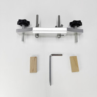 Kit de réparation de pont de guitare acoustique en bois de hêtre en gros avec blocs de serrage et clé, outil de collage et de fixation pour luthier, pince de réparation de guitare