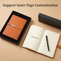 Ensemble de carnets haut de gamme personnalisés pour entreprise, format A5 avec stylo, fermoir métallique, ensemble de carnets pour offrir en cadeau, fabrication originale