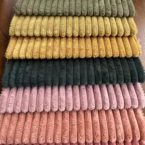 Double Faced crepe Downproof Flame Retardant price dobby thick blanket textile material cloth corduroy fabric for blanket