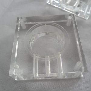 Customized Acrylic <b>Display</b> Rack Circular Cutout Polished Surface Modern Style Desktop 3-Tier <b>Shelf</b> Pre-Assembled Light <b>Displays</b> - Product Image 2