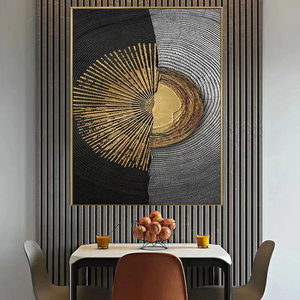 Moderno semplice Art Deco <span class=keywords><strong>pittura</strong></span> murale <span class=keywords><strong>geometrica</strong></span> astratta di cristallo di porcellana per l'ingresso di casa soggiorno decorazione - Product Image 6